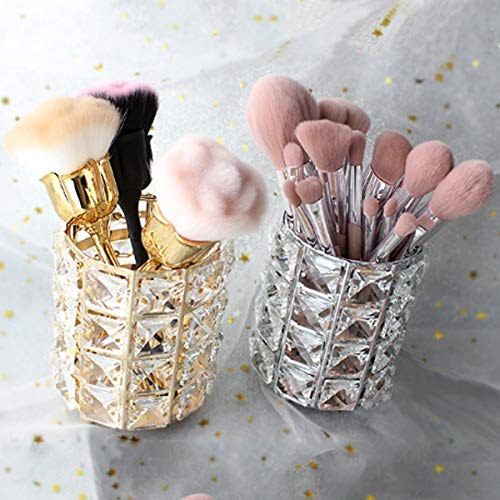 Jicyor Porta pennelli da Trucco Cristallo, 2