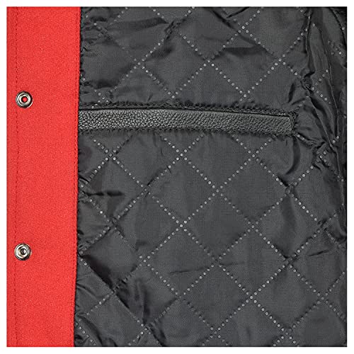 Image of Varsity Jacket Baseball Letterman Jacket- Wool and Leather Premium Quality Unisex Basketball Jacket