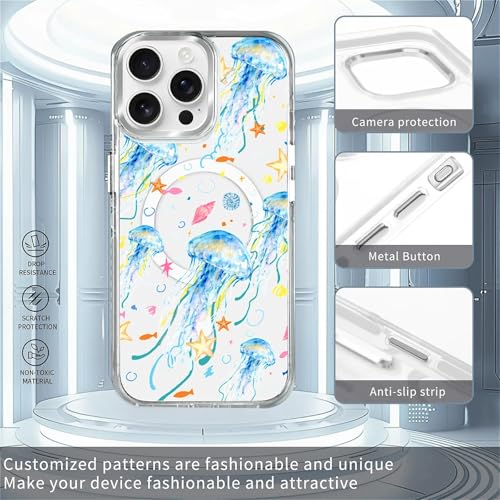 Coque iPhone 14 Pro Max Magsafe transparente et rigide contre les chutes - 3