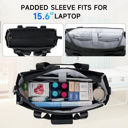 Nurse Tote Bag with Laptop Sleeve