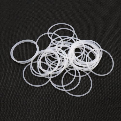 Joints VMQ silicone blanc 31mm durables haute performance contre les fuites d'eau