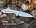 Ruike Tactical Pocket Knife for Men Women EDC Folding Knife with Clip Frame Lock 14C28N Steel Camping Knives lightweight Small Utility Knife Blet Outdoor hiking work Tool Gear P135