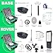 E1 RTK GNSS Survey Equipment 20 Hours Endurance RTK GNSS GPS with IMU Rover & Base Handheld Collector with Survey Software RTK Surveying Equipment,1408 Channels, 5km UHF Range(Include Pole,Tripod)