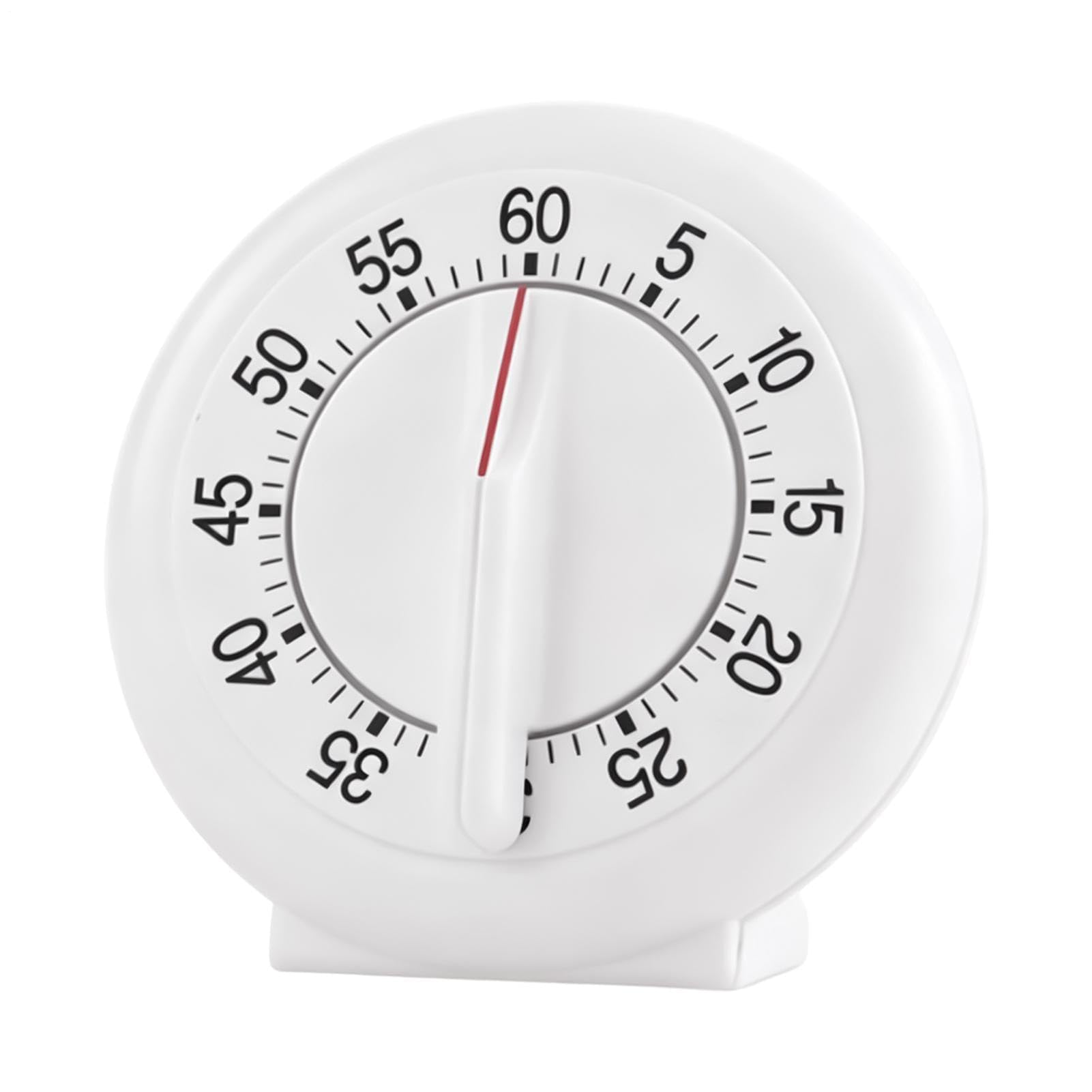 Mechanischer Küchentimer mit 60 Minuten lautem Alarm, Countdown zum Kochen, Lernen, stabiles Design, ideal für Klassenzimmer, Heimküchen und Fitnessstudios