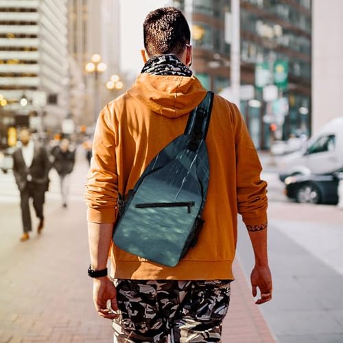 Mochila tipo bandolera blanca para deporte y senderismo miniatura 3
