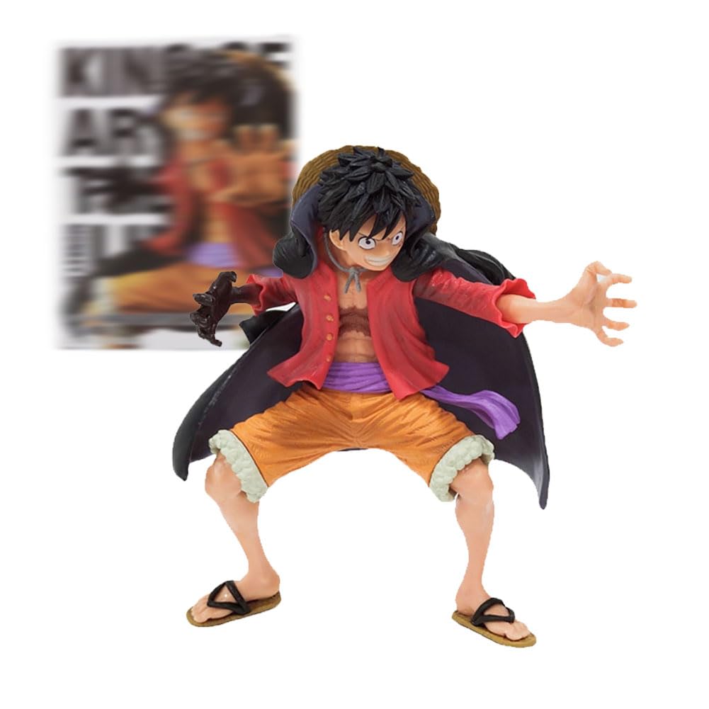 ZKTSRY One Piece Figure- Luffy Anime Figure, Artist King Collection,Anime Theme Doll Figure (Luffy-Color Box)