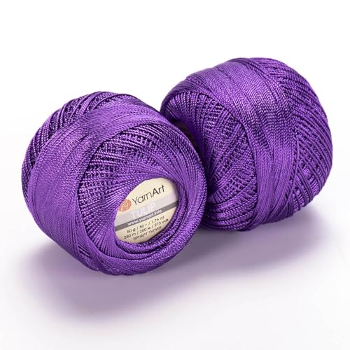 Image of YanrArt Tulip%100 Microfiber Silky Yarn - Suitable for Summer Clothes and Home Accessories Curtains, Runners, Tablecloths - S. Fine(1) Weight Yarn - 1.70 Oz, 273 Yds (478)