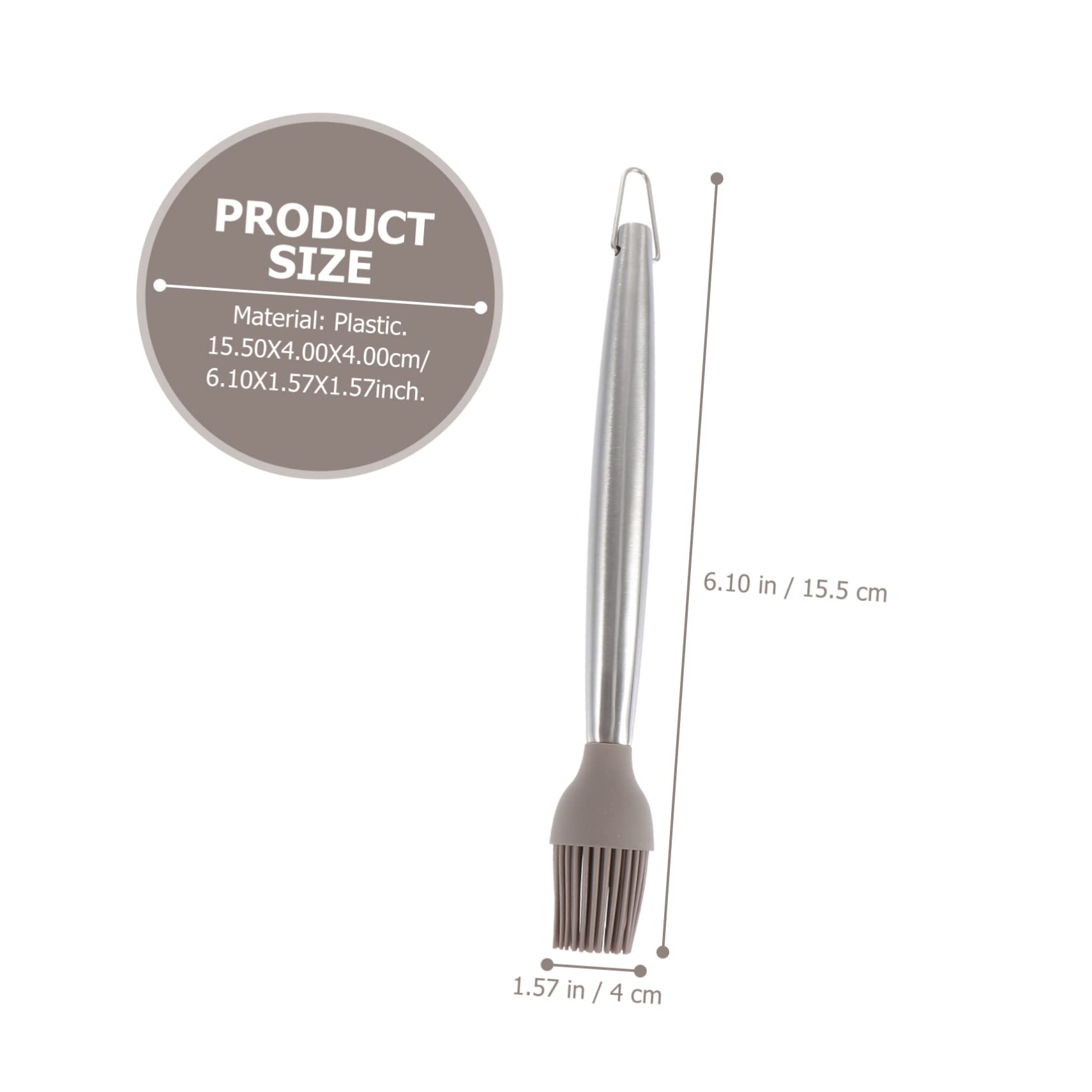 Milisten Cooking Bbq Brush Kitchen Brush for Sauce Grill Cleaner Grill Accessories Long Heat Resistance Handle