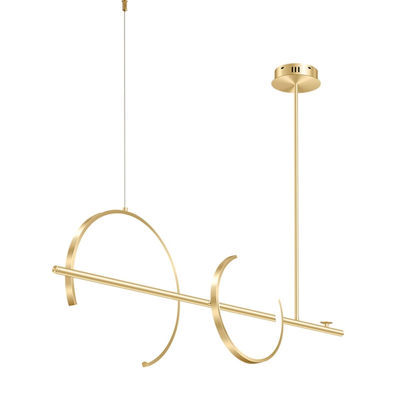 Lustre LED salle à manger suspendu 42W variable pour salon - 8