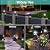 Solar Post Lights, 6000K Dusk to Dawn Solar Lamp Post Light with Pier Mount Base, Solar Post Lights Outdoor Waterproof for Garden Yard Landscape Pole Pillar, Outside Decorative Lamp(Cool White)