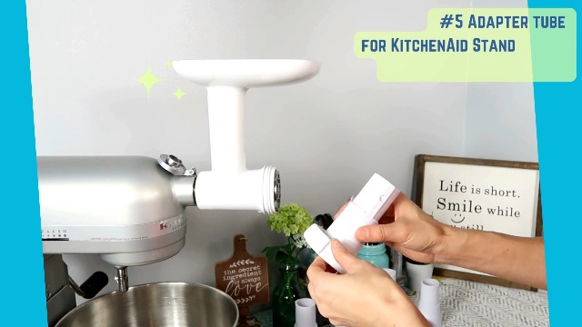Besuerte Auto Hamburger Patty Maker with 5 Adapter Tubes