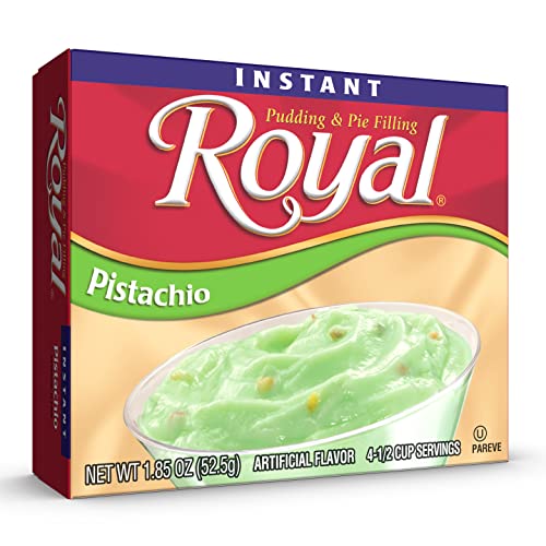 Image of Royal Instant Pudding Dessert Mix, Pistachio, Fat Free ,1.8 oz (Pack Of 12)