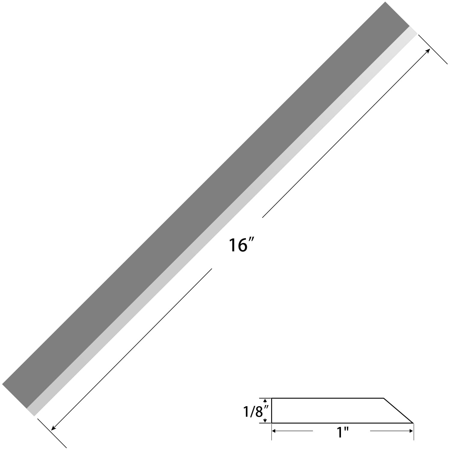 13" x 5/8" x 1/8" HSS Planer Knives for G1037, Set of 3 - Industrial 13" x 5/8" x 1/8" HSS Planer Knives for G1037, Set of 3 - Industrial