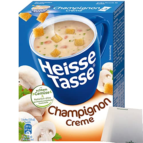 Erasco-Heisse-Tasse-Champignon-Creme-Suppe-1er-Pack-3-Beutel-a-14g-usy-Block