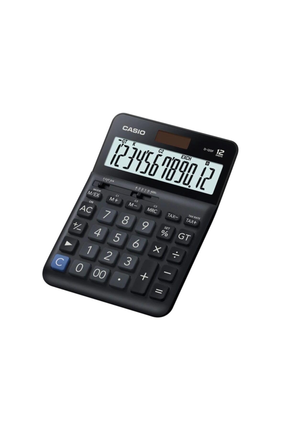 Casio D-120F-W-DP stacjonarny kalkulator cyfrowy - czarny