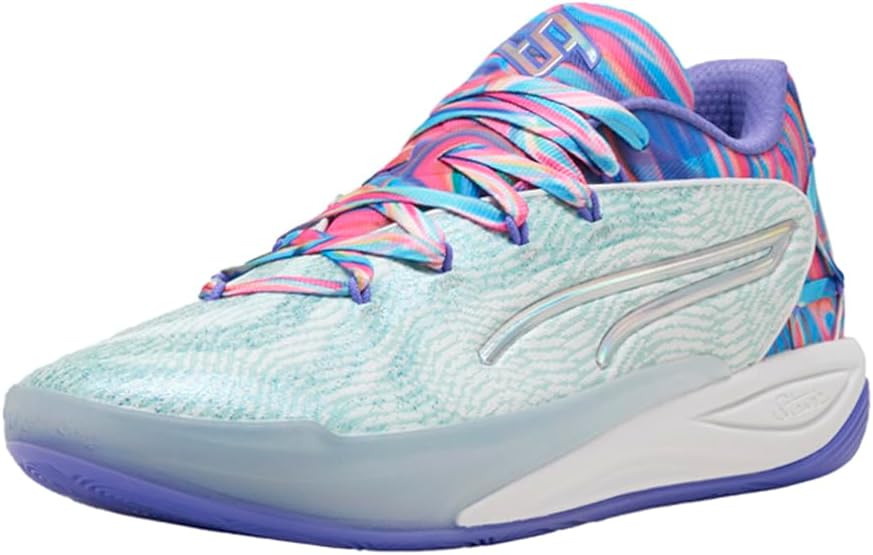PUMA Womens Stewie 4 Prism Basketball Sneakers Shoes - Blue