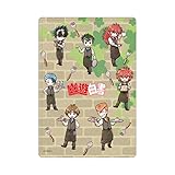 幽☆遊☆白書 46 集合デザイン レトロ喫茶ver.[レトロアートイラスト] キャラクリアケース