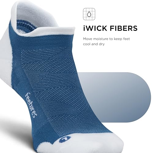 Image of Feetures Elite Golf Max Cushion Tab Ankle Socks - Sport Sock with Targeted Compression