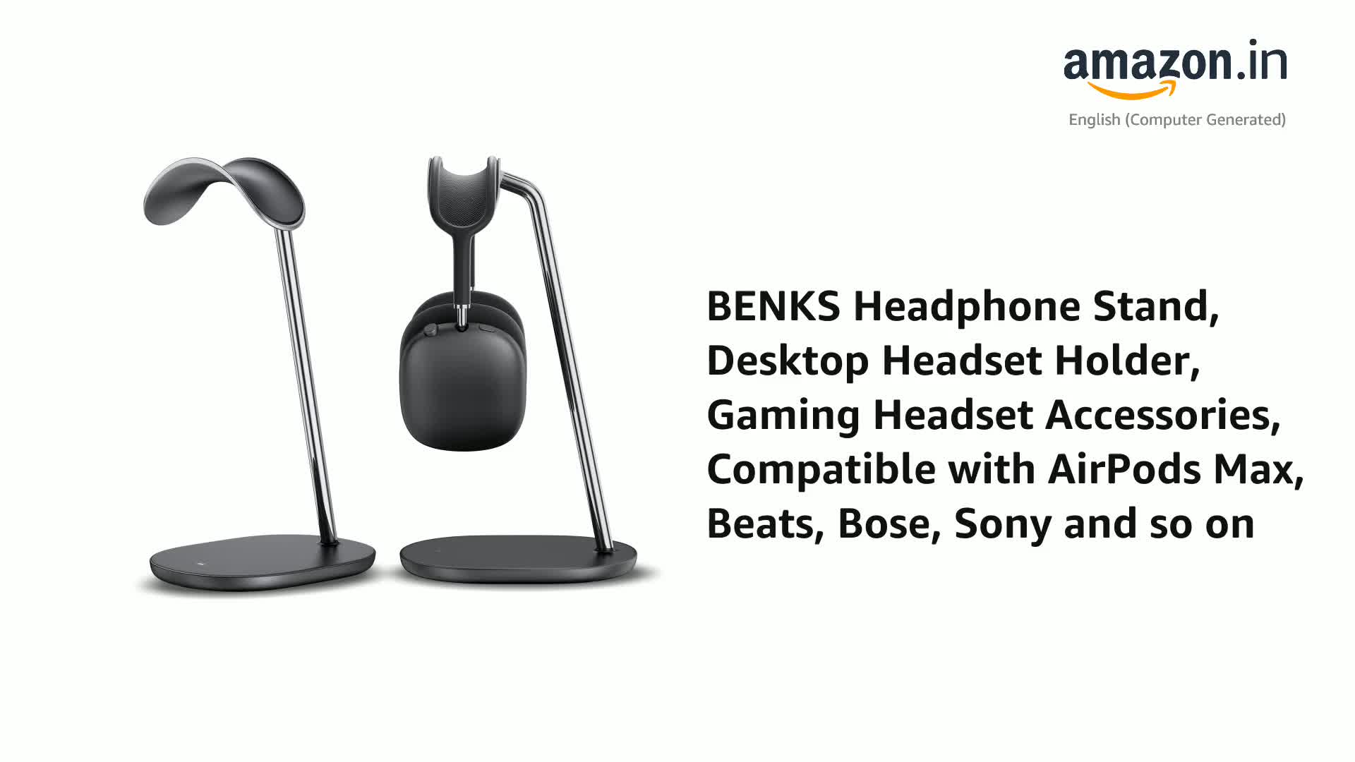 BENKS Headphone Stand for AirPods Max, Beats, Bose, Sony