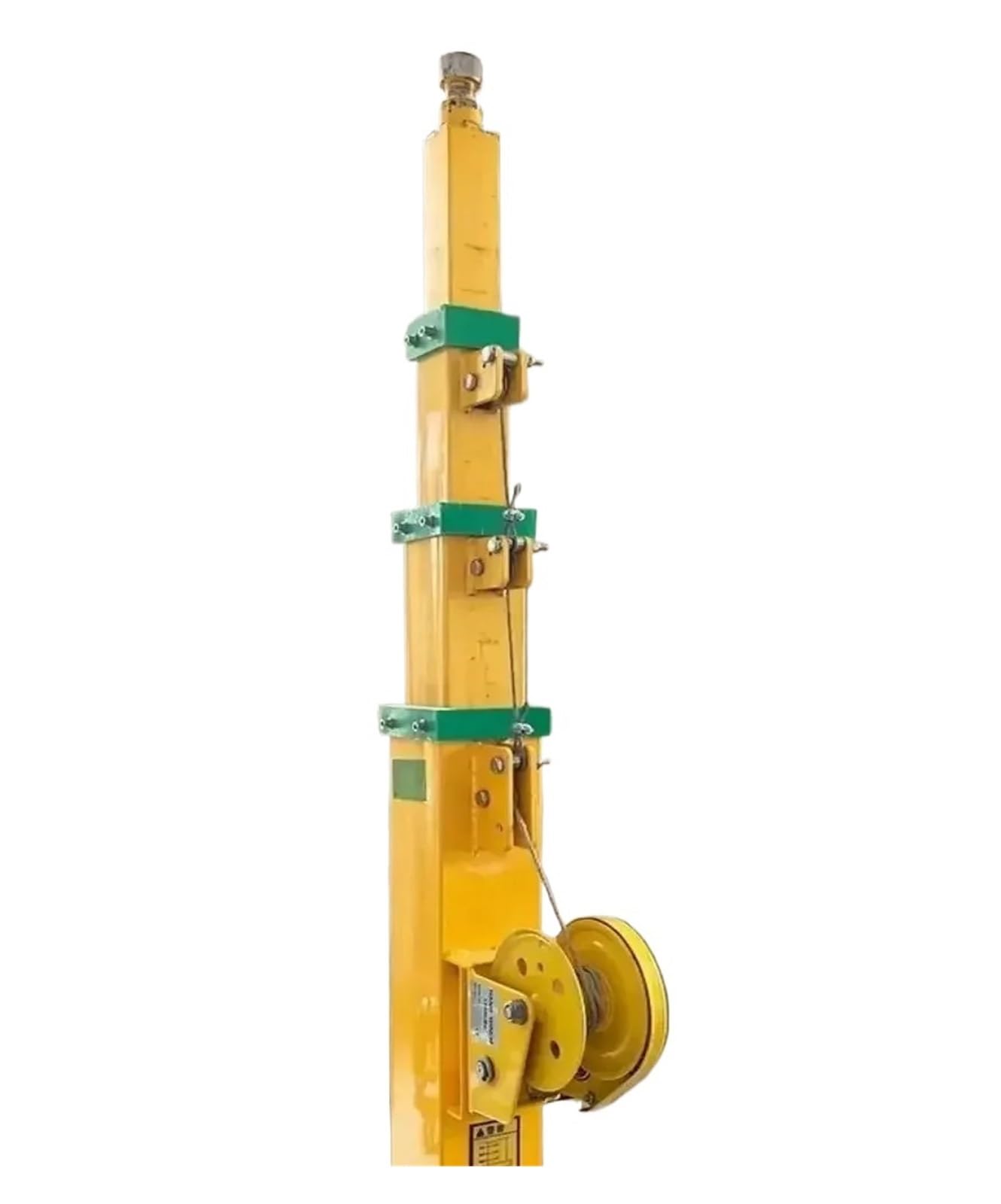 Manual Crank Lifting Monitoring Rod Personalized Manual Telescopic Mechanical Winch Lifting Rod, Telescoping Mast(8m)