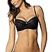 Produktbild Gorteks Marilyn/B2 Eleganter Soft BH, Regulierbare Träger, Top Qualität, Made In EU (Sehe Auch Gorteks Marilyn Body), Schwarz,65F