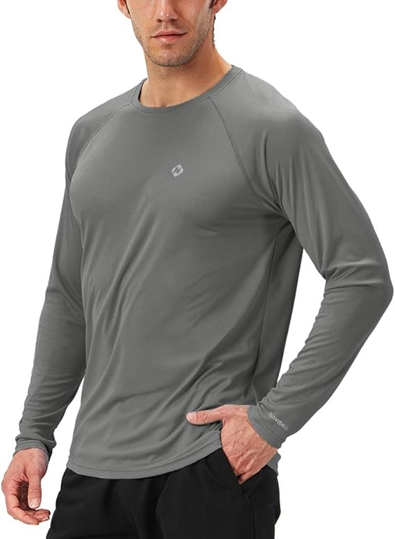 NAVISKIN Men's Rash Guard Shirts Swim Shirts UPF 50+ UV Sun