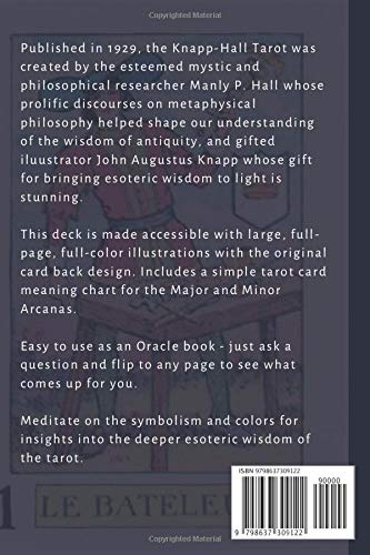 The Knapp-Hall Tarot: A Flipbook: Full Tarot Deck in an Oracle Book - Ask a Question and Flip to any Page for your Answer - Includes Tarot Card Meanings (Ancient Tarot Wisdom)