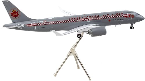 GeminiJets GJACA2002 Air Canada Airbus A220-300 Trans-Canada Retro C-GNBN Escala 1400