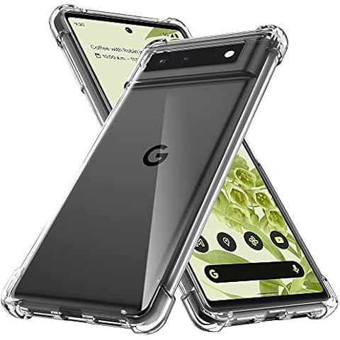 Migeec Clear Case for Google Pixel 6 Transparent Phone Cover Shockproof Protective Cover