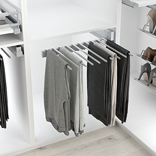 Casaenorden - Pantalonero extraíble lateral - 10 pantalones - Percha pantalón