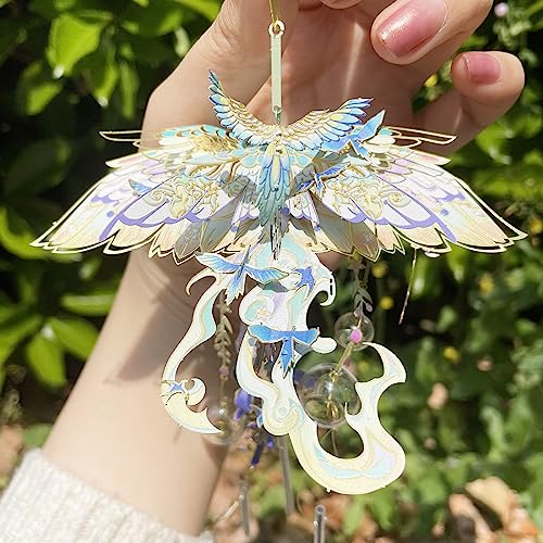 Mu Windbell D 3D Metal Puzzles Model Kits Building For Adult And Teeners, Steel Windchime Jigsaw Miniature Diy Sets, Dad Birthday Gift Brain Teaser Set #TOP3