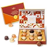 Chocolate Gift Card Box | Gourmet Chocolate Gift Basket Alternative | Edible Greeting Card Thinking of You Gift for Women, Men, Friends, Coworkers | Sweet Surprise Gift Idea| 9 Individually Wrapped Chocolates | Bonnie and Pop
