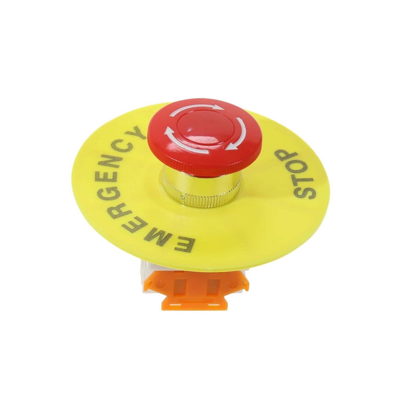 Interruptor pulsador tipo hongo de parada de emergencia con señal roja de carcasa CA 660 V 10 A