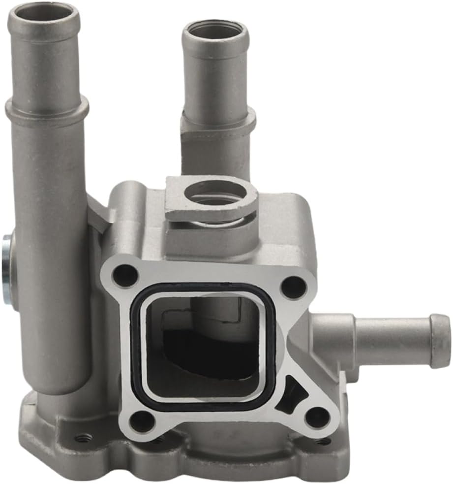 Aluminum Thermostat Housing Cover Compatible with Aveo Orlando X67A - Replaces OEM Numbers 96984103 96817255