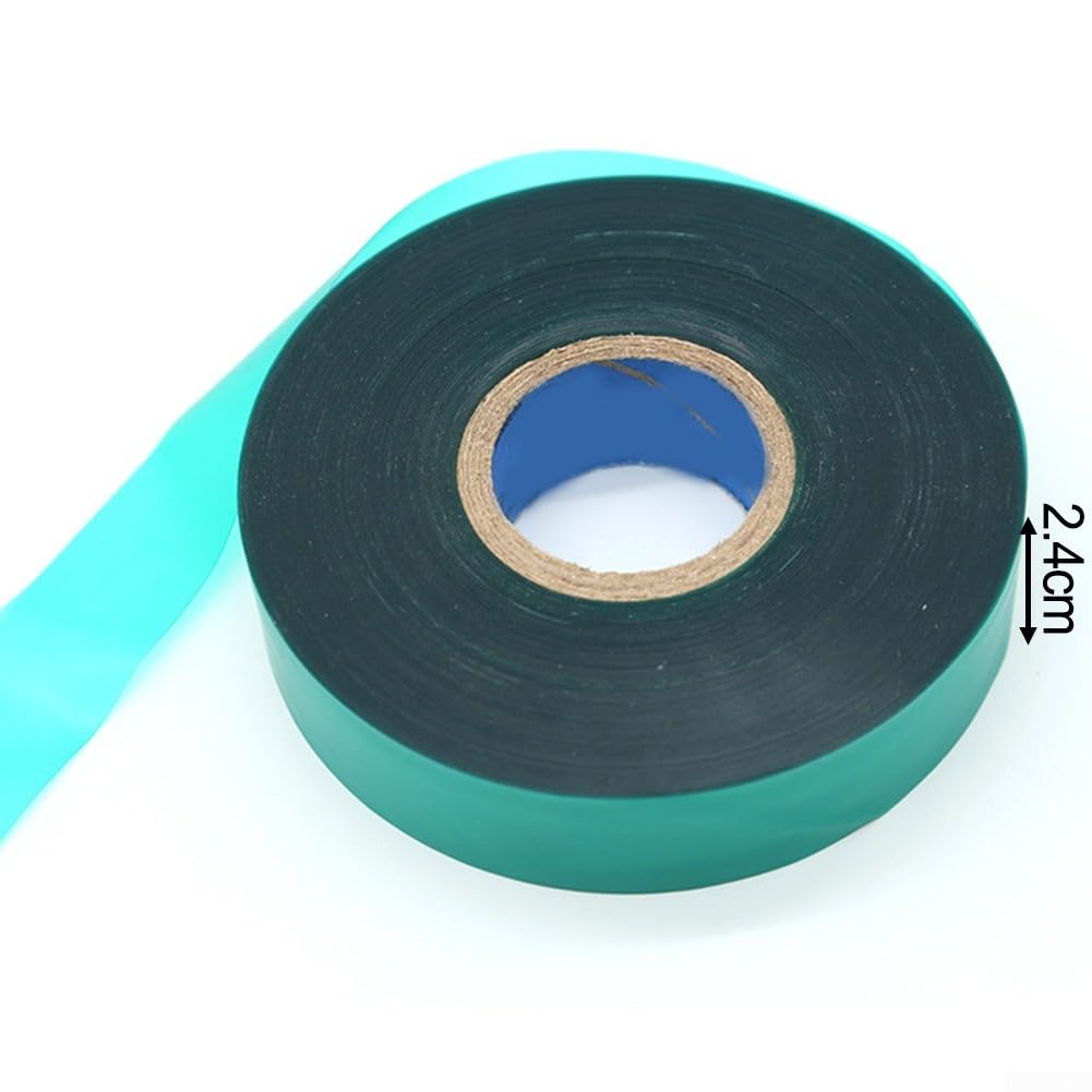 10 Stück Gartenband für Outdoor-Pflanzen, PVC-Pflanzenband für Kletterpflanzen, Veredelungsband für Baumgemüse (2,4 cm)