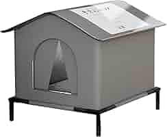 Amazon.co.jp: Heated Cat House - Outdoor Cat House for