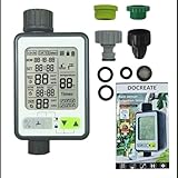 Tecnologia di rilevamento della pioggia: questo timer è dotato di un sensore di pioggia che interrompe automaticamente l'irrigazione nei giorni di pioggia, promuovendo un uso efficiente dell'acqua.