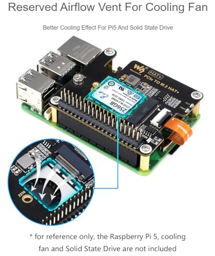 WaveShare PCie To M.2 Adapter for Raspberry Pi 5 の商品画像 6