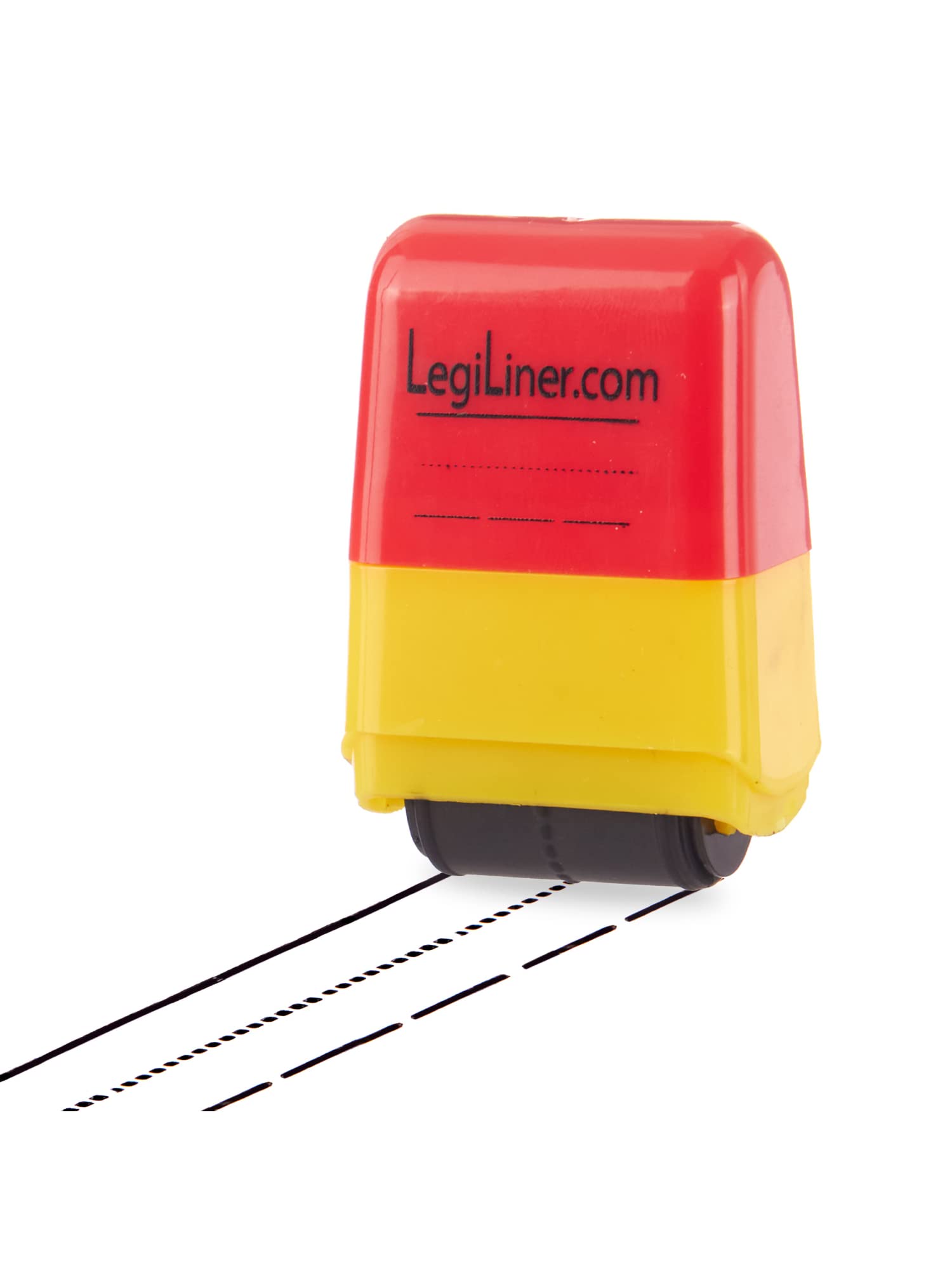 LEGILINER 1" Spaces Dashed Handwriting line, Rolling, self-Inking Stamp. Handwriting Practice Tool for Teachers/OT’s/Homeschool/Special Ed. Pre-K/