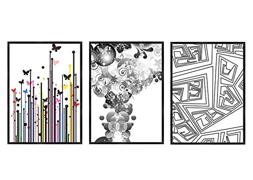 Illustration Giclée sur toile haut de gamme triptyque abstrait
