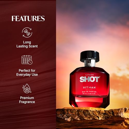 Image of Layer'r SHOT Hitman Eau De Parfum for Men, 100ml