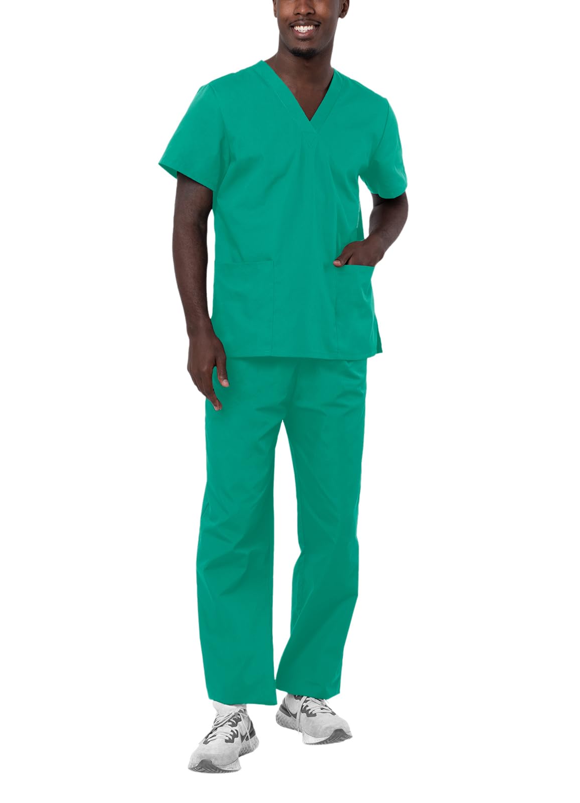 Adar Universal Unisex Scrubs - Unisex Drawstring Scrub Set