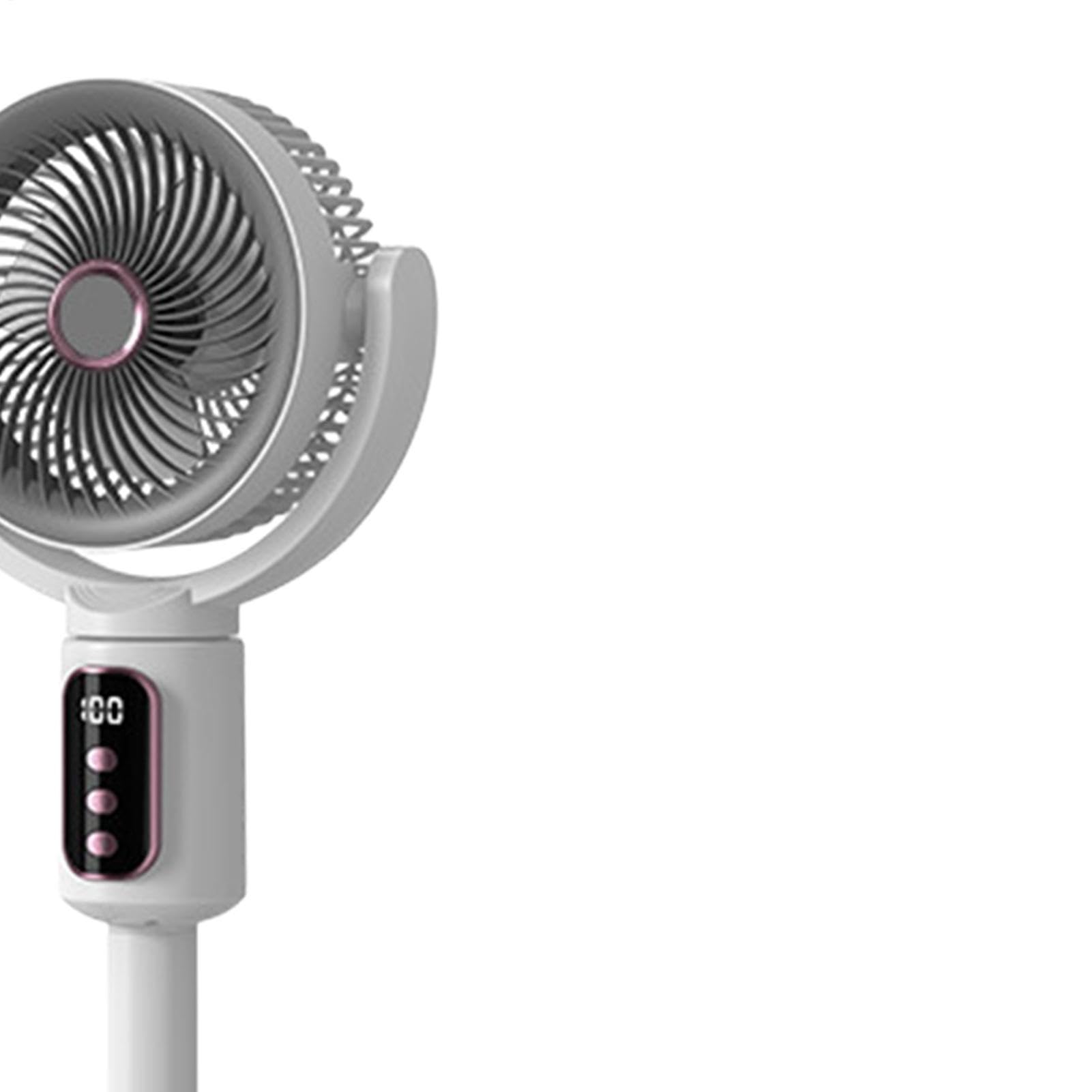 Ventilatore A Piantana Con Telecomando 4000mAh Altezza Regolabile 5 | Ventilatore Circolatore Domestico per proprietari e inquilini, ufficio, dormitori, studio, garage, officina