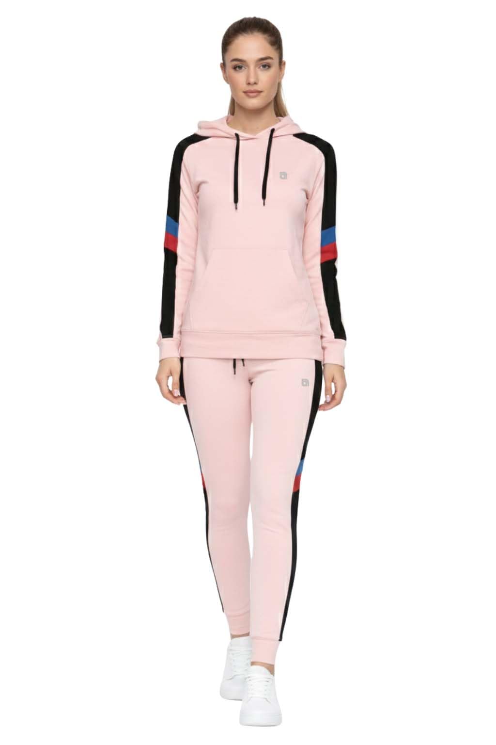 – Women’s Sportswear Set, 2 Piece Women Track Suit Hoodie and Stretch Legging Ladies Gym Wear Tracksuits Activewear Set S to XL