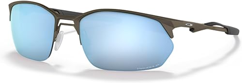 Oakley Wire Tap 2.0 OO4145 - Lentes de sol rectangulares para hombre + correa de accesorio + kit de diseño iWear