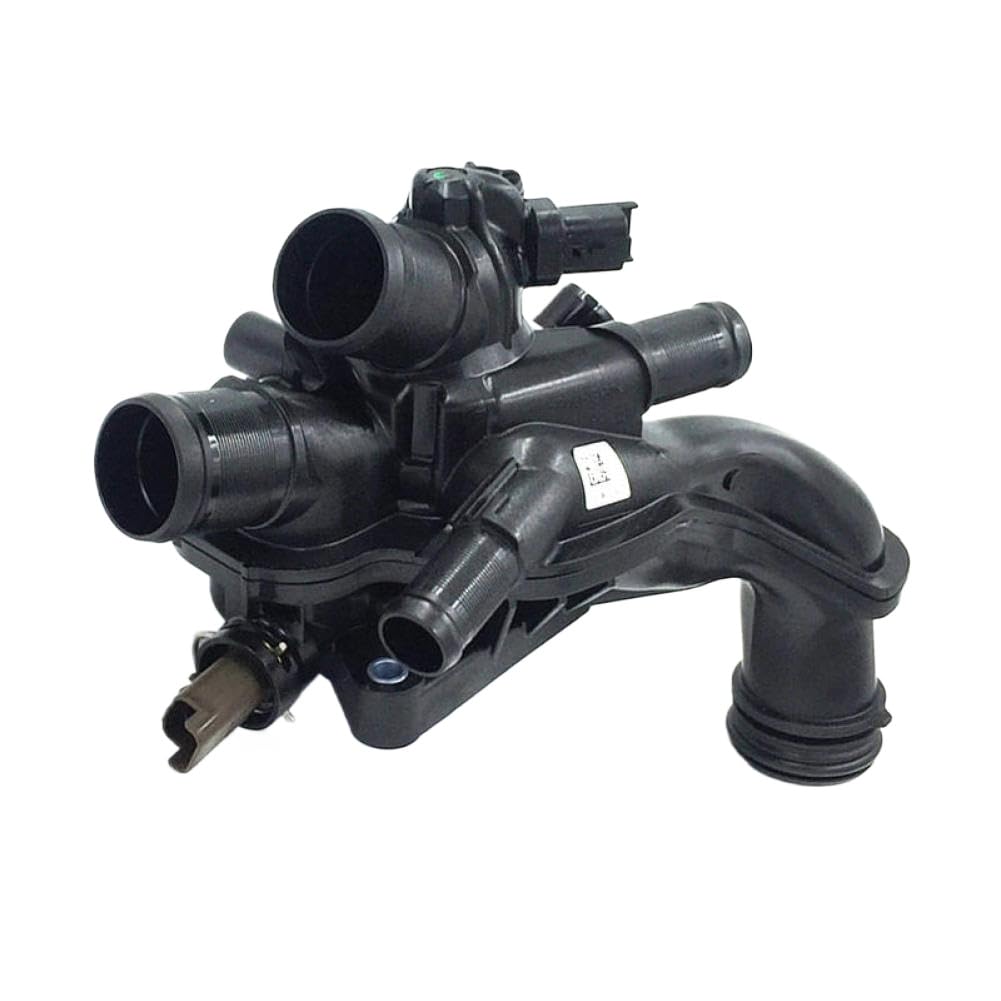 Cooling System Pump Coolant Thermostat Hose Compatible with 207 308 1.6T C4 L C4 B7 DS3 DS4 DS5 DS6(Thermostat)