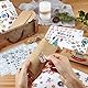 Aufkleber Weihnachten: 325 Schöne Weihnachts Sticker und Zahlenaufkleber 1-24 im Set mit 10 Bögen – Aufkleber Adventskalender Zahlen, Weihnachts Aufkleber – Weihnachten Sticker Adventskalender LIVAIA