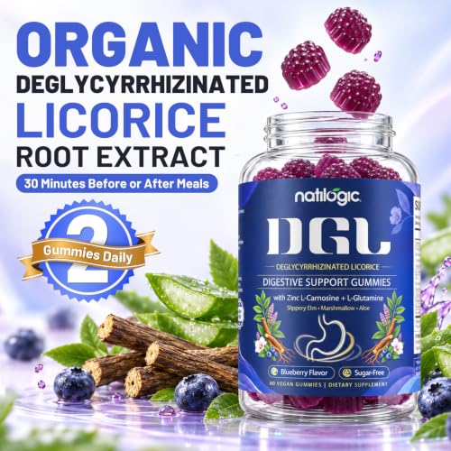 NATILOGIC DGL Digestive Comfort Gummies
