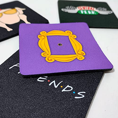 Porta copos quadrado - Icons Friends