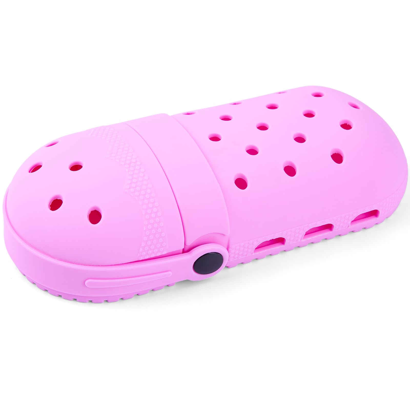 elephtree Funny Shoes Shaped Silicone Pencil Holder for Teacher Appreciation Gifts Adult Pencil Storage Organizer Cute Desktop Pen case Creative Stationery Storage for Office Classroom Home (Pink)